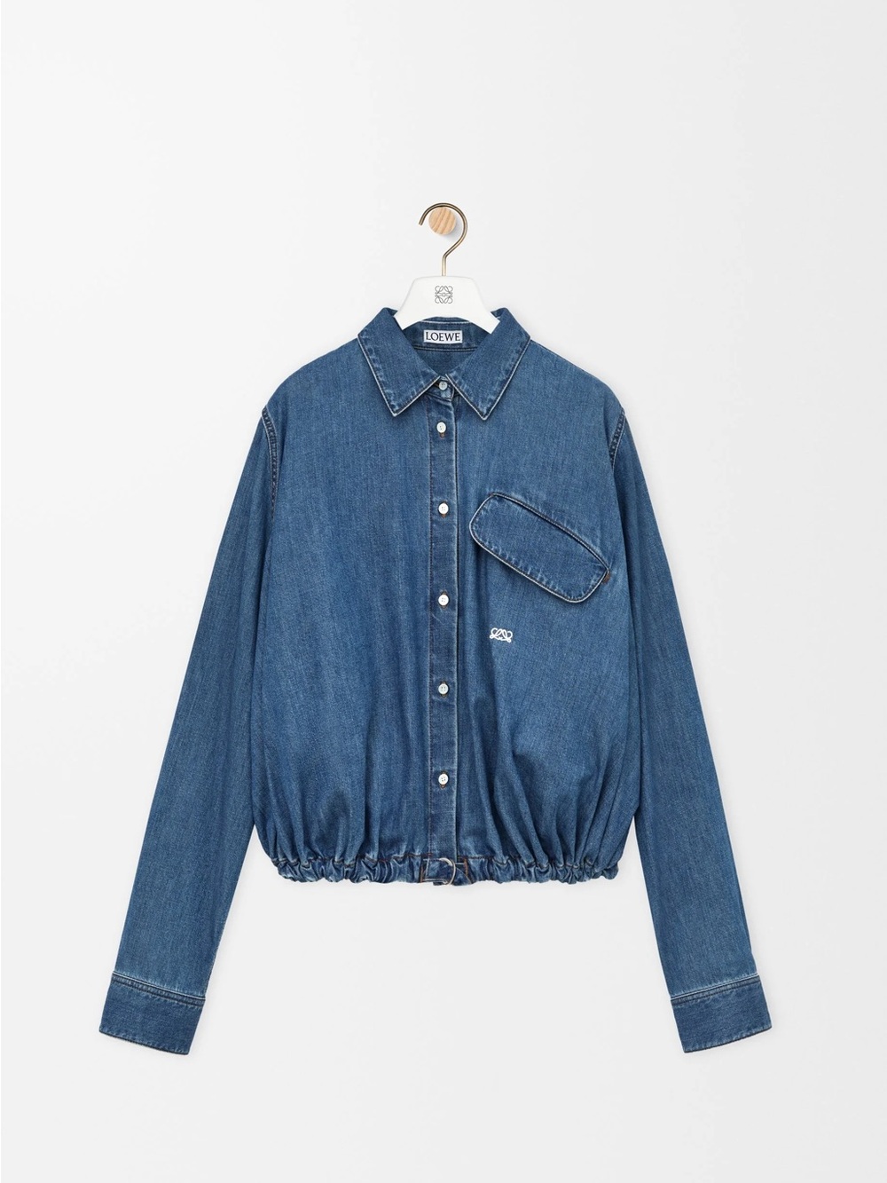 Loewe Belted shirt in denim Fr34 - Picture 2 of 5